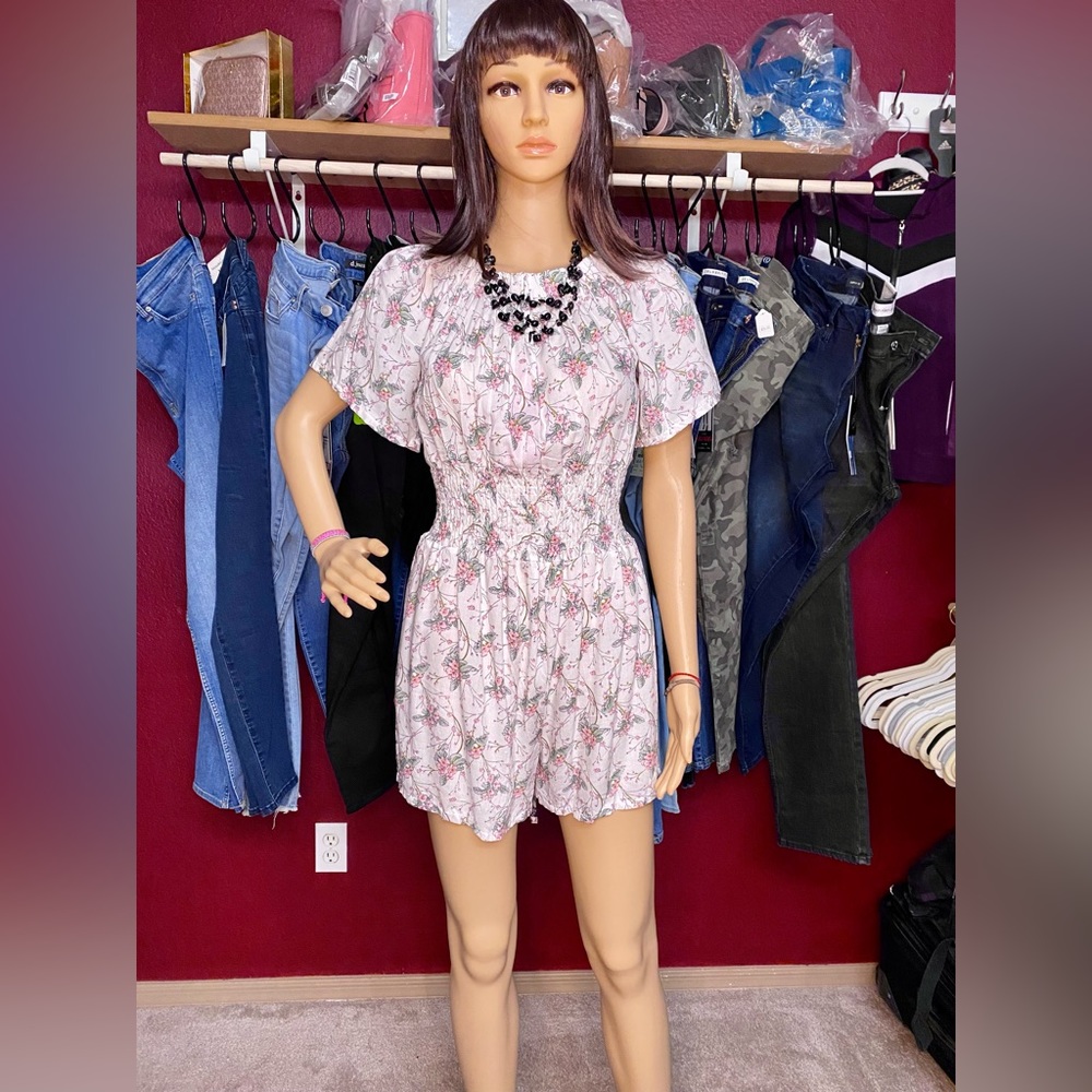 Red Leaf. S/M. Floral.